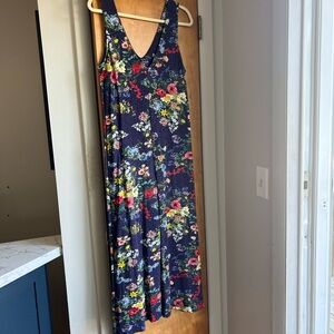 Johnny Was Calme Floral Sleeveless Jumpsuit